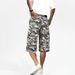 Men's Clothing Men's Casual Khaki Camouflage Shorts Best Selling High Street Fashion Land Camouflage Shorts_viptrois.com