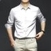 Spring And Autumn Style Men's Non-iron Long-sleeved Shirt, Comfortable And Breathable, Multi-color Optional, Non-pilling, High-grade Business Shirt_viptrois.com