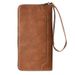 Men's Bags New Men's Long Zipper Wallet With Multiple Card Slots, Simple Leather Clutch, Large Capacity Men's Wallet_viptrois.com