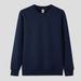 Pure Pure 320g Heavyweight Men's In Stock Wholesale Disan Cotton Solid Color Crew Neck Loose Ribbed Cuff Sweatshirt_viptrois.com