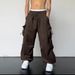 Men's Clothing 2025 Hot Style Quick Drying Overalls For Men And Women High Waist Wide Leg Casual Sports Trousers American Parachute Trendy Trousers_viptrois.com