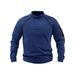 Men's Slim Fit Fleece Hoodie Winter Warm Stand Collar Long Sleeve Pullover Casual Streetwear Soft Coral Fleece Jacket_viptrois.com