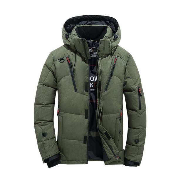 Winter Outdoor Short, Thick And Warm Outerwear, Men's Cold Proof Clothing, Hooded Workwear, Cotton Jacket_viptrois.com
