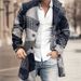 Loom Loom European And American Foreign Trade Cross-Border Autumn Winter New Men's Woolen Stand Collar Mid-Length Pocket Casual_viptrois.com