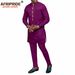 Men's clothing African national printing batik cotton men's casual set_viptrois.com