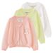 Linen Girls Knitted Cardigan Thin Coat Children's Sun Protection Air Conditioning Shirt Small Children's Shawl Summer One Piece Delivery_viptrois.com