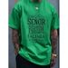 Pure Cotton 100% Men's T-Shirt in Sr Christians Design with Bibl in Spanish_viptrois.com