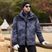 Korean Style Men's Down Jacket – Trendy Couple Matching Hooded Puffer Coat, Lightweight & Fashionable (Black/Ivory White/Tea Green, XS-3XL)_viptrois.com