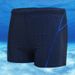 Men's Clothing Men's Swimming Trunks Anti Embarrassment Swimming Trunks New Style Solid Color Quick Drying Trousers Loose Fitting Boxer High Elastic_viptrois.com