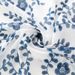 Unisex Cotton and linen thin silk scarf Women's scarf print cape Blue leaf sun fringe beach cape_viptrois.com