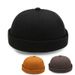 New Style Melon Skin Men's Four Seasons Hip Hop Beret Solid Color Street Dance Brimless Landlord Hat Women_viptrois.com