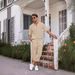 Men's 2-Piece Cotton Linen Set – Breathable Short-Sleeve T-Shirt & 7/8 Lounge Pants (S-XXXL) | Minimalist Athleisure In 5 Colors_viptrois.com