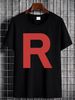 Team Rocket Inspired T Shirt Costume Adult Halloween For Men White 3X Large Vintage Washed Stylish Stretched Graphic Breathable Streetwear Unisex_viptrois.com