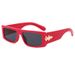Men's Sunglasses Narrow Modern Fashion Sunglasses Shooting Net Red Anti Ultraviolet Square Sunglasses_viptrois.com