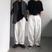 Men's Clothing Oversize High Waist Loose Ins Retro Lazy Casual Wide Leg Denim Mopping Trousers For Men And Women_viptrois.com