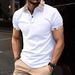 Men's Breathable Checkered Button-Up Shirt – Lightweight Outdoor & Casual Polo (White/Grey/Black/Red/Khaki) – S-XXL_viptrois.com