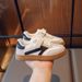 Children's Shoes Spring And Autumn New Black And White Sneakers For Boys And Girls Casual Non Slip Soft Soled Sports Shoes_viptrois.com