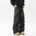 Urban Camouflage Cargo Pants For Men & Women - Military Style Workwear Jeans With Multi-Pockets & Distressed Wash_viptrois.com