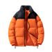 Men's Clothing New Winter Stand Collar Cotton Coat For Men And Women, Same Style, Trendy Brand, Loose Plus Velvet Bread Cotton Coat, Couple Jacket_viptrois.com