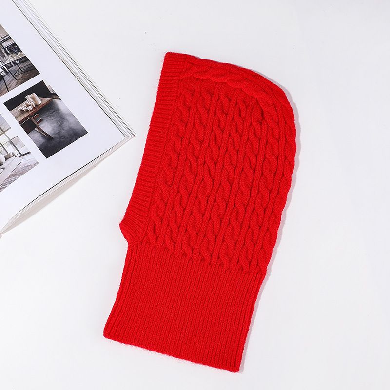 Women's Scarves Winter new hat scarf one-piece fashion knitted twist collar_viptrois.com