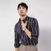 Men’s Clothing Style Striped Shirt Men's Formal Business Suit Men's Anti Wrinkle Non Iron Long Sleeved Shirt_viptrois.com