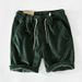 Men’s Clothing Heavyweight Work Shorts Men Summer Ins Trend Retro Corduroy Trendy Men's Casual Shorts_viptrois.com