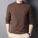 Long Sleeve T-Shirt For Men, Half Turtleneck, Inner Layer Base Shirt, 2024 Spring And Autumn Casual Men's Clothing,_viptrois.com