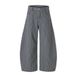 Men's Clothing Vertical Striped Denim Scimitar Pants Loose Wide Leg Floor Length Pants, European And American Trendy Brand, Versatile Drape Long Pants_viptrois.com