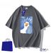 Men's Trendy Short-sleeved T-shirt Men's Summer Thin Breathable Half-sleeved Top Big Goose Loose Trendy T-shirt_viptrois.com