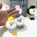 Bag Charm Egg Party Keychain Cute Cartoon Bag Pendant Plush Doll Car Ornament Doll Machine Gift_viptrois.com