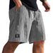 Men's Clothing Daily Jacquard Texture Fashion Logo Casual Comfort Shorts_viptrois.com