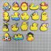 New Yellow Duck Cute Cartoon Shoes Flower Shoe Buckle Soft Rubber Shoes Accessories Ornaments Sandals Accessories_viptrois.com
