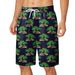 2024 Summer New Cross-border Beach Pants Men's Shorts Foreign Trade Coconut Tree Holiday Style 3D Digital Printing_viptrois.com