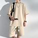 Men's Clothing Short Sleeved T Shirt Shorts Suit Men's Summer Trend Loose Casual_viptrois.com