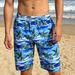 Swimmerheart Men's 5-Inch Quick-Dry Swim Trunks With Liner, Tropical Print Board Shorts For Beach, Pool, Surfing_viptrois.com