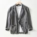 Business And Leisure Cotton And Linen Suit Jacket, Men's Loose And Fashionable Solid Color Single-layer Suit Jacket_viptrois.com