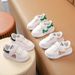 Kids'shoes White shoes for girls soft soled toddler shoes for girls Board shoes for boys casual_viptrois.com