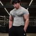 Performance-Enhanced Quick-Dry Gym Tee - 93% High-Tech Fiber For Muscle Definition & Street Style (Breathable, Moisture-Wicking, Unisex Fit)_viptrois.com