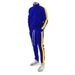 Men's Contrast-Color Stand Collar Jacket & Pants Set – Trendy Autumn/Winter Casual Outfit (Modern Athletic Style)_viptrois.com