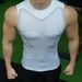 Men's Quick Drying Compression Sports Vest High Elasticity Fitness Wear Sleeveless T-Shirt for Basketball Training Running_viptrois.com