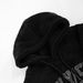 Men's Oversized Fleece Hoodie – Unisex Streetwear Pullover With Embroidery & Drop Shoulder (S-XXL, Black, Heavyweight, Couple Outfit)_viptrois.com