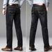 Lightweight Straight-Leg Jeans For Men – Spring/Summer Work & Casual Stretch Denim (28-40)_viptrois.com