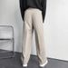 Men's Clothing Simple Classic Solid Color Trousers Drape Versatile Trousers Pleated Spring And Autumn Loose Trousers Korean Style Business_viptrois.com