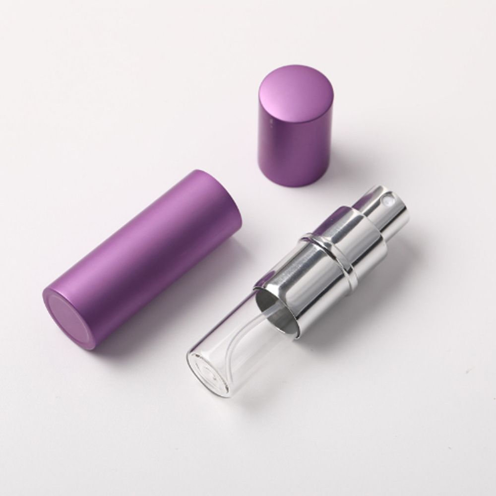 Diamond Perfume Bottle 5ml Sample Bottle Press Spray Bottle Portable Travel Spray Glass Bottle_viptrois.com