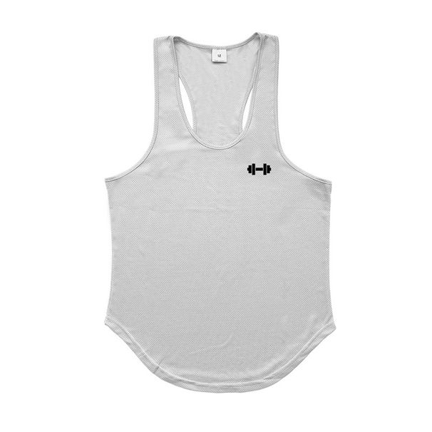 Summer Fitness I-shaped Vest American Quick-drying Breathable Bottoming Shirt Loose Squat Running Training Clothes Casual T-shirt_viptrois.com
