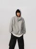 Autumn And Winter Casual Jacket Loose Niche Button High Neck Hooded Sweatshirt_viptrois.com