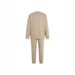 European Minimalist Knit Set – Cotton-Polyester Jacquard Lounge Suit, Relaxed Fit Men’s Two-Piece (Black/Grey/Khaki/Beige/Army Green, S-XXL)_viptrois.com