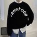 Autumn And Winter Letter Hoodie Men's Handsome Loose And Versatile Rascal Casual Top_viptrois.com