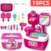 Cross Border Children's Pretend Kitchen Toy Set Educational Doctor Storage Box Boy Girl Toy Gift_viptrois.com