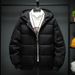 Men's clothing bright face stand collar cotton-padded coat trend thick warm coat wash cotton-padded coat_viptrois.com